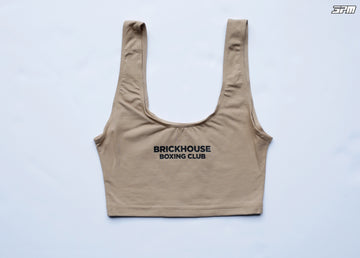 BRICKHOUSE SPORTS BRA - COFFEE